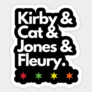 Kirby & Cat & Jones & Fleury Sticker